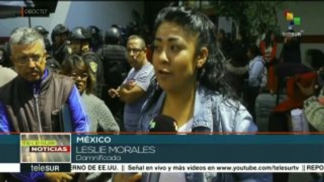 Afectados del terremoto en México denuncian abandono gobernamental