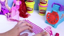 Play Doh Disney Princess Dolls Frozen Princess Ariel Play Doh Fun Fory Machine Princesas