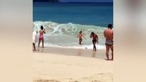 Les photos au bord de la plage sont parfois risqué !
