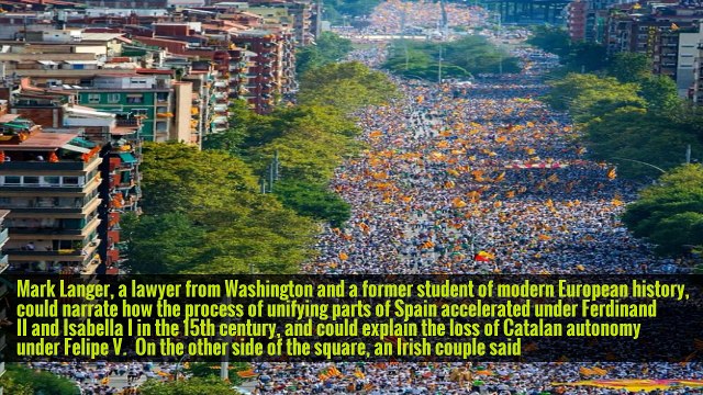 ‘I Thought That Barcelona Was Spanish’: Tourists Caught in Catalonia Unrest