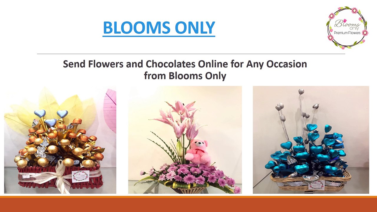 Send Flowers and Chocolates Online for Any Occasion to Pune - Blooms Only