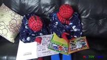 SPIDERMAN SUPERHERO KIDS PARCEL PRANK | FUN FACTOR SCARY SURPRISE DELIVERY!!