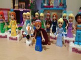 Disney Lego Princess featuring Belle Beauty and the Beast Giant Kinder surprise eggs stop motion