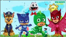 Cabezas incorrectas - Paw Patrol Cerdo los niños Cerdito Mama Cerdo Pj Masks Dedo Familia Rimas