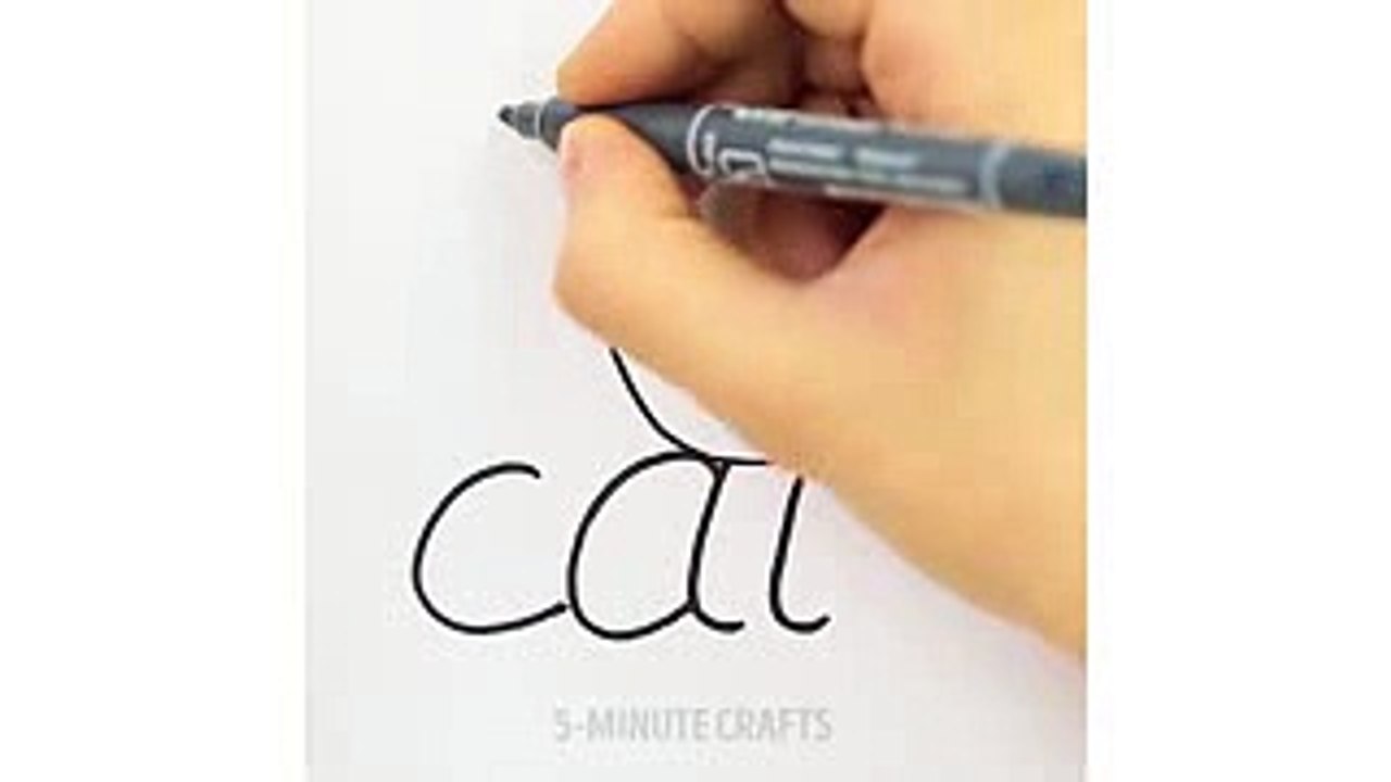 How to draw COOL animals from words l 5-MINUTE CRAFTS