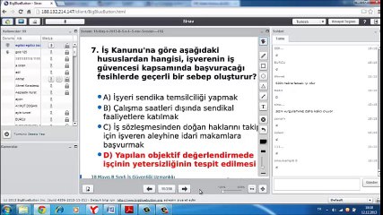 18 Mayıs 2013 B Sınıfı İSG Sınav Çözümü Bölüm 1