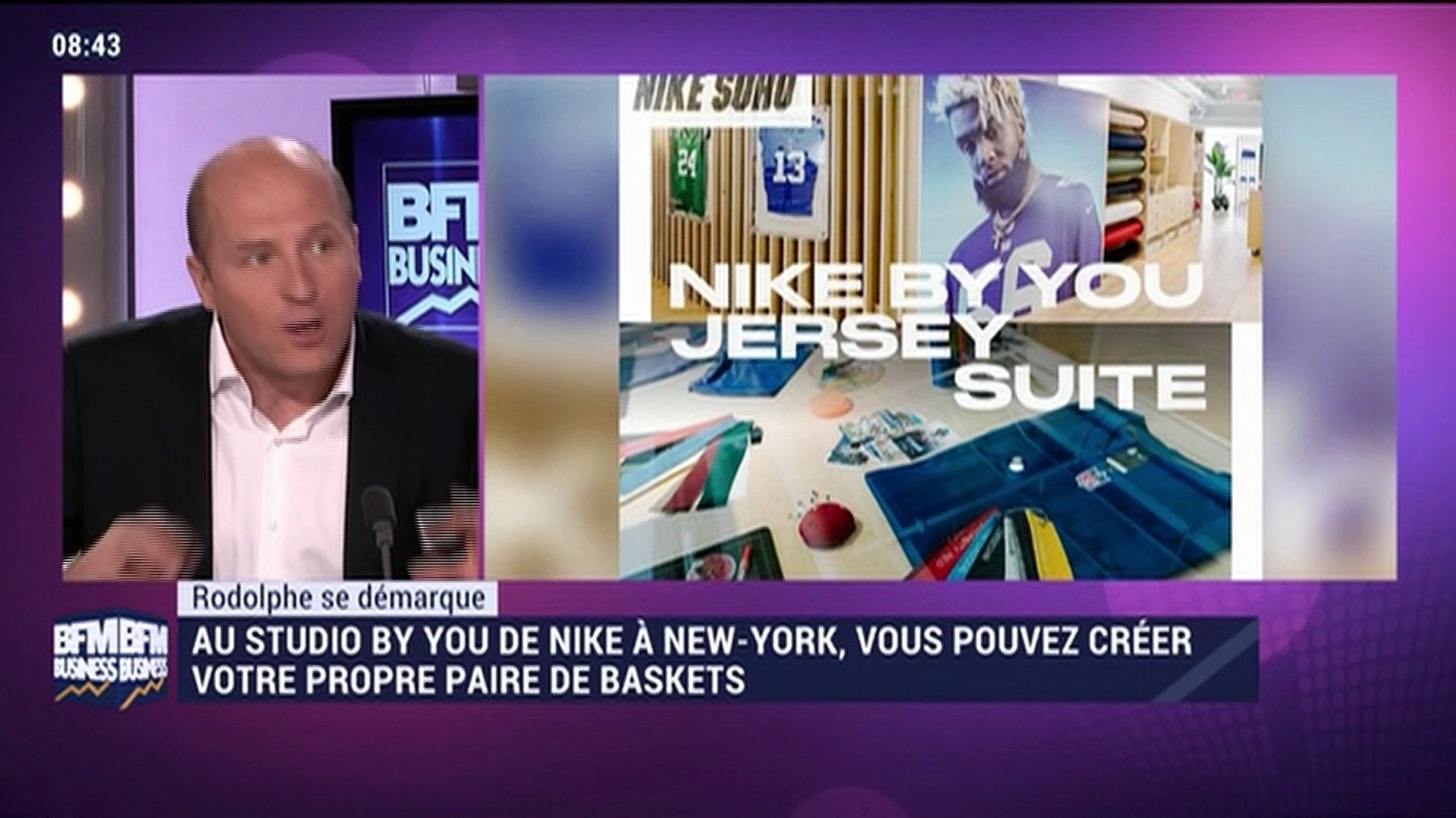 Rodolphe se démarque: Personnalisez vos sneakers au studio Nike By You à  New York - 06/10 - Vidéo Dailymotion