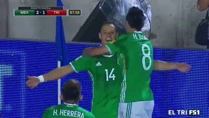 2-1 Chicharito AMAZING Goal - Mexico 2 - 1 Trinidad & Tobago  - 06.10.2017 [HD]