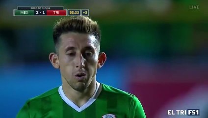 3-1 Hector Herrera AMAZING Free-kick Goal - Mexico 3 - 1 Trinidad & Tobago  - 06.10.2017 [HD]