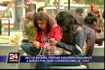 Proyecto de Becerril sobre publicación de comunicaciones sería peligroso según especialista