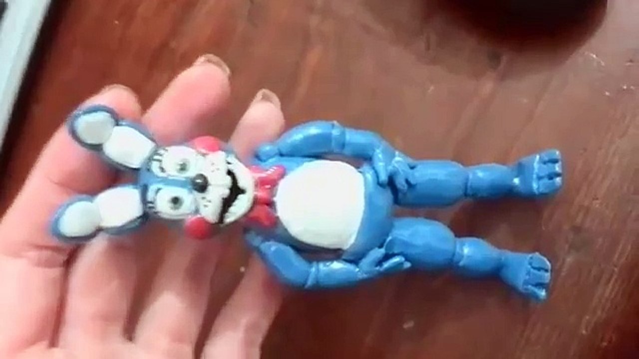 TUTORIAL - TOY BONNIE- FIVE NIGTHS AT FREDDYS - PLASTILINA - PORCELANA FRIA