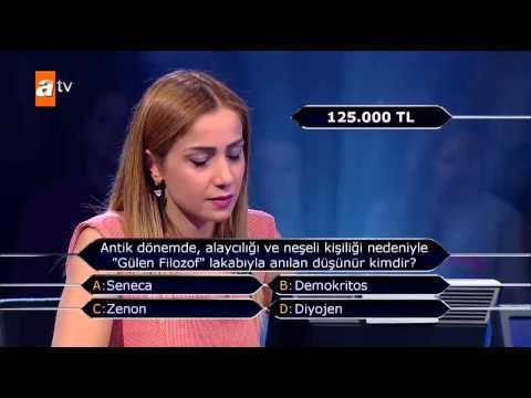 125 bin TL'lik soruda ne yaptı? Kim Milyoner Olmak İster? - atv