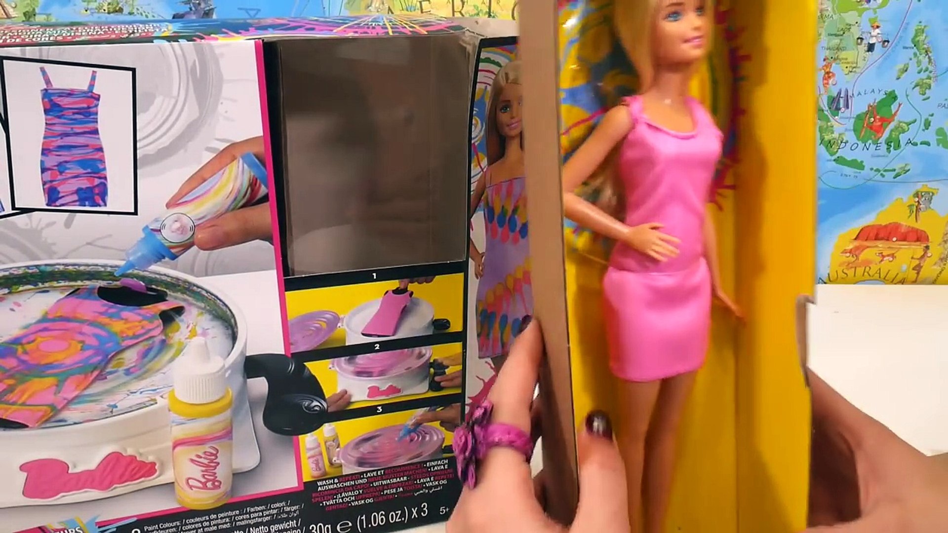 Barbie gira y diseña - Sorteo especial Navidad - Juguetes de Barbie en Tremending girls─影片 Dailymotion