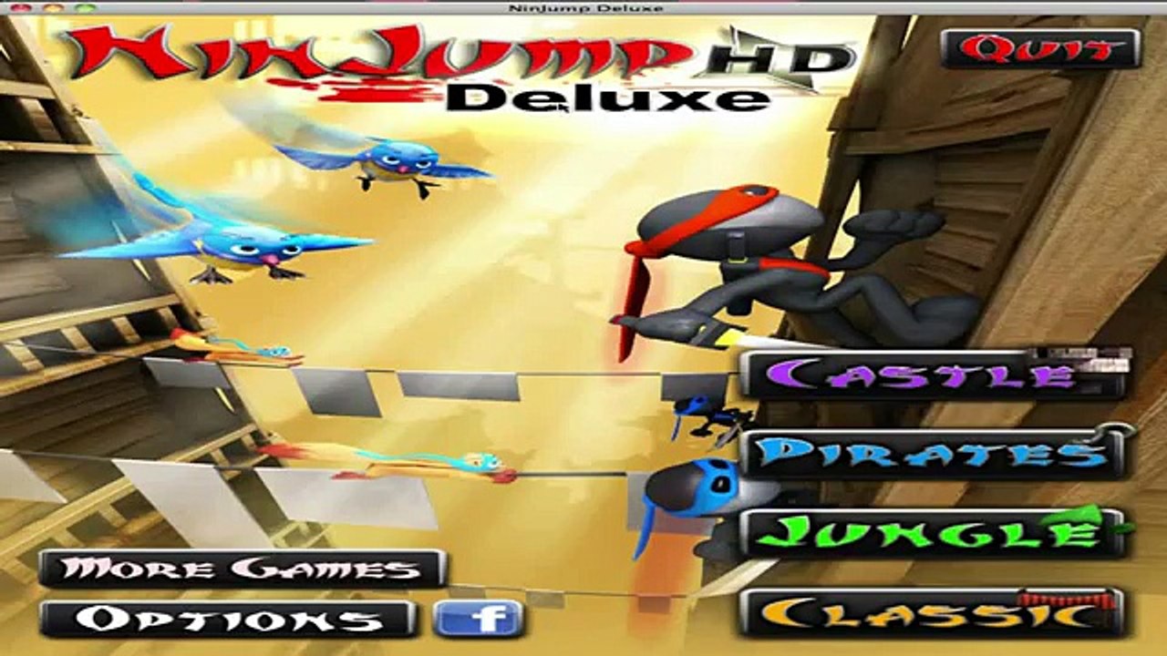 Ninjump Deluxe Gameplay