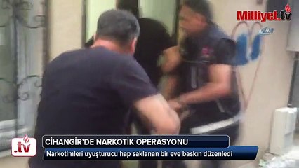 Cihangir’de nefes kesen narkotik operasyonu kamerada Videosu