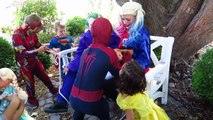 BABY Rapunzel & Elsa & Spiderman Milk Bottle Kidnap Prank! Supergirl & PAW Patrol Funny Superheroes