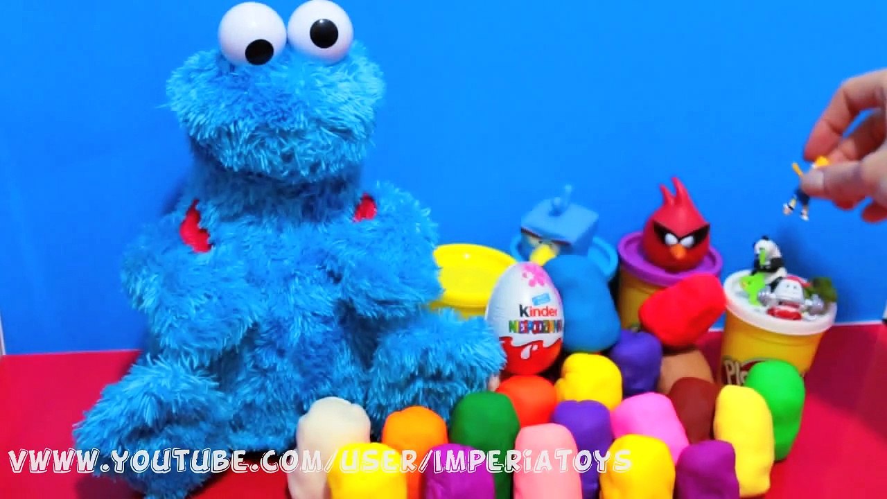 30 Play Doh Surprise Eggs! Playdough eggs unboxing Маша и Медведь Mickey Mouse Cars Cookie Monster
