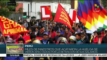 Activistas denuncian la criminalización de la protesta social en Perú