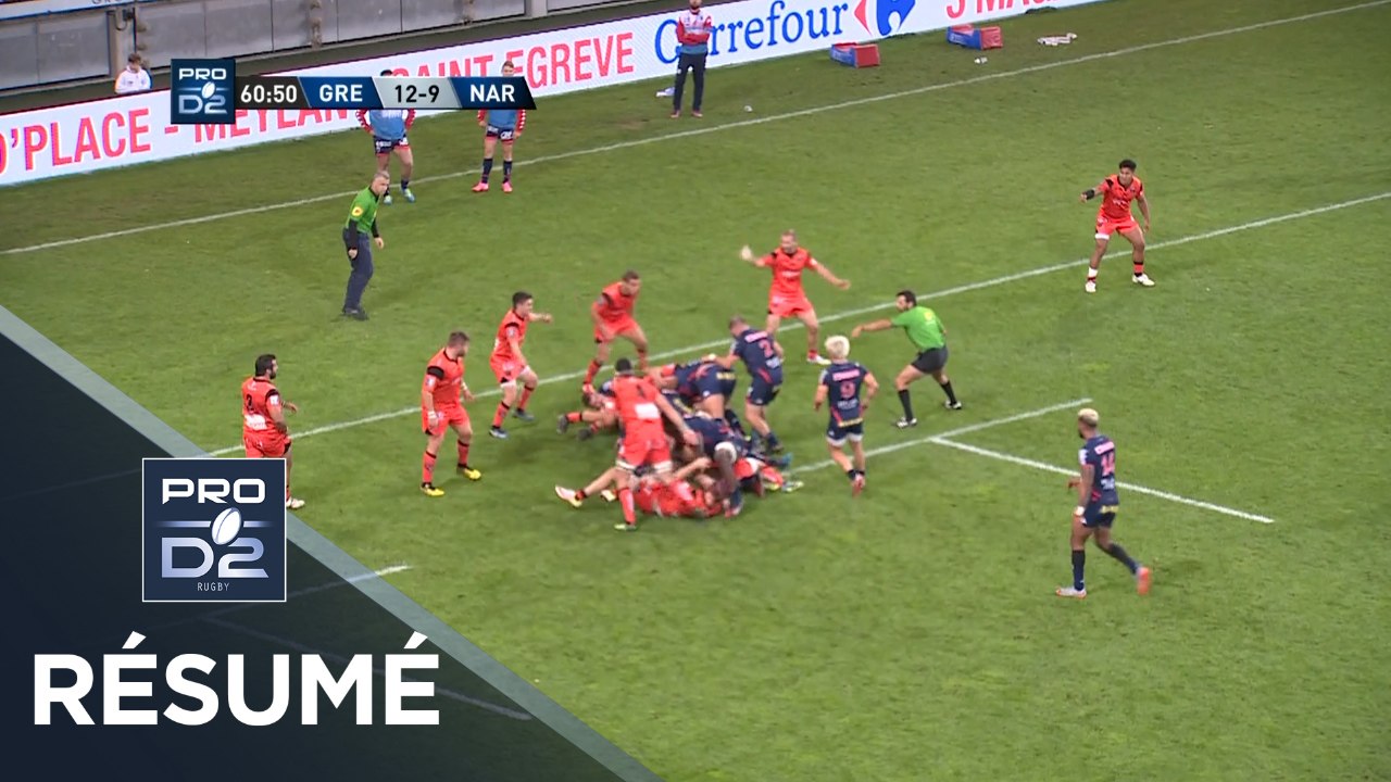 PRO D2 - Résumé Grenoble-Narbonne: 31-9 - J7 - Saison 2017/2018
