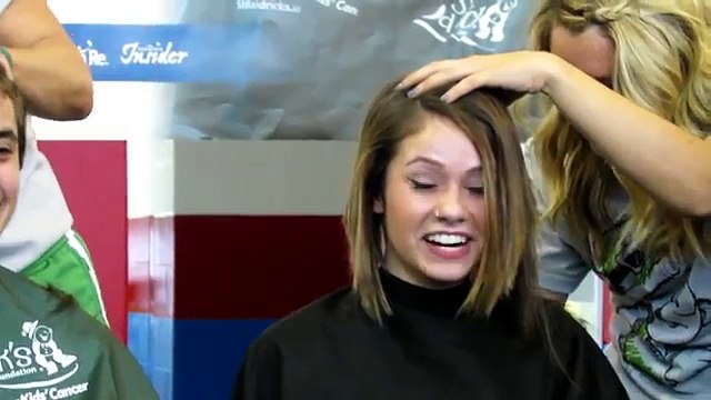 Mackenzie Shaves Her Head for Charity - St Baldricks - March, new