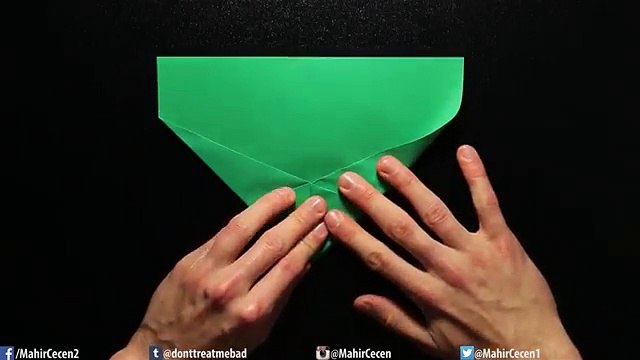 Kağıttan Uçak Yapımı - Kağıt Uçak Nasıl Yapılır - Origami Uçak Yapımı