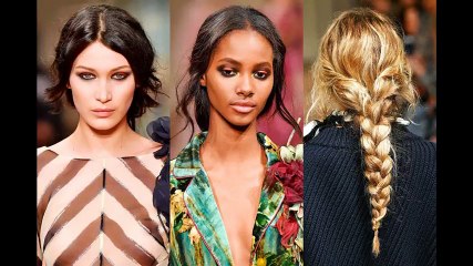 2017 Fall & Winter 2018 Hair Trends From The RUNWAY !