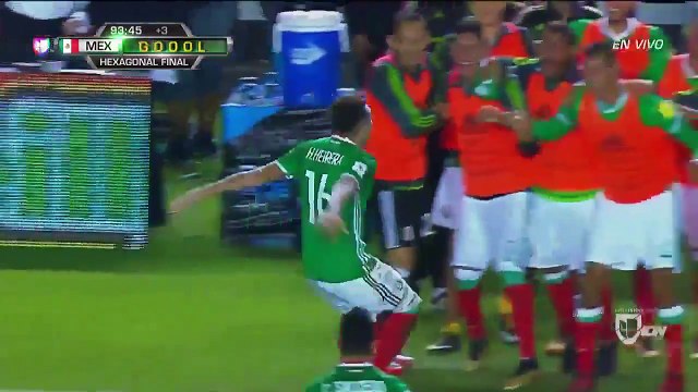 Ao serviço do México, Hector Herrera fez um GOLAÇO de livre directo.
