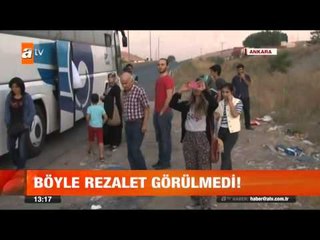 Şoför otobüsü bırakıp kaçtı! - atv Gün Ortası Bülteni