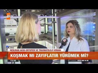 Koşmak mı zayıflatır yürmek mi? - atv Gün Ortası Bülteni