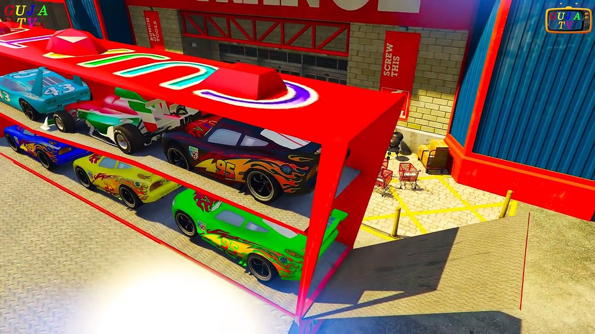 ⁣Disney Pixar Cars Mack Truck Hauler Disney Pixar Cars 2 Lightning Mcqueen Disney Cars 3 Cars