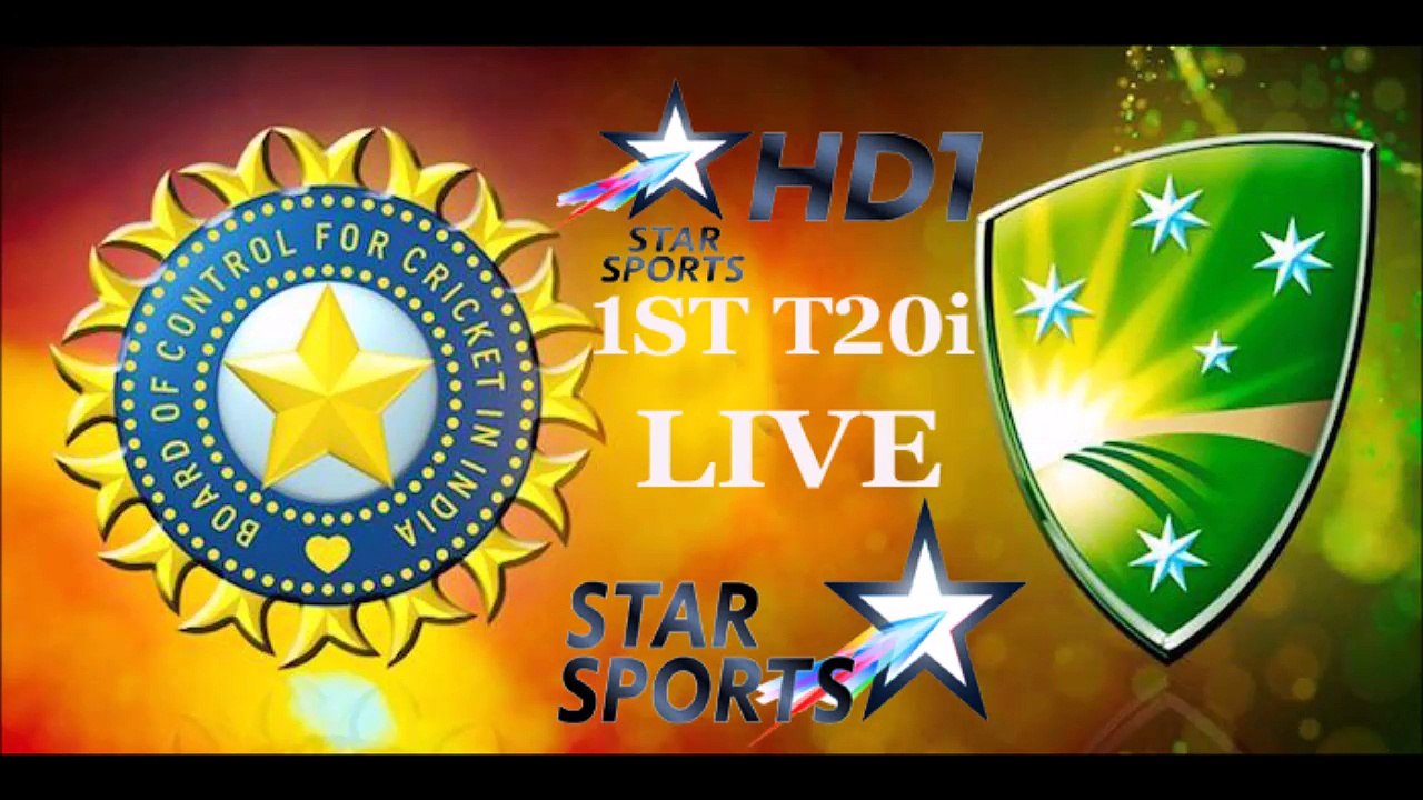 australia vs india 1st T20i live streaming 7/10/2017