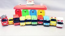 Tayo Car Carrier Tayo The Little Bus Disney Cars English Learn Numbers Colors Toy Surprise