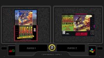 Jungle Strike (Sega Genesis vs SNES) Side by Side Comparison