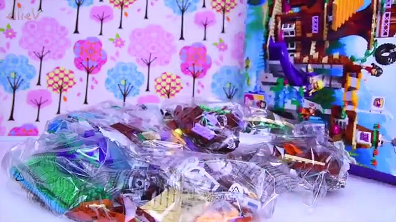 Lego Friends Adventure Camp Tree House Set Build Review Play - Kids Toys