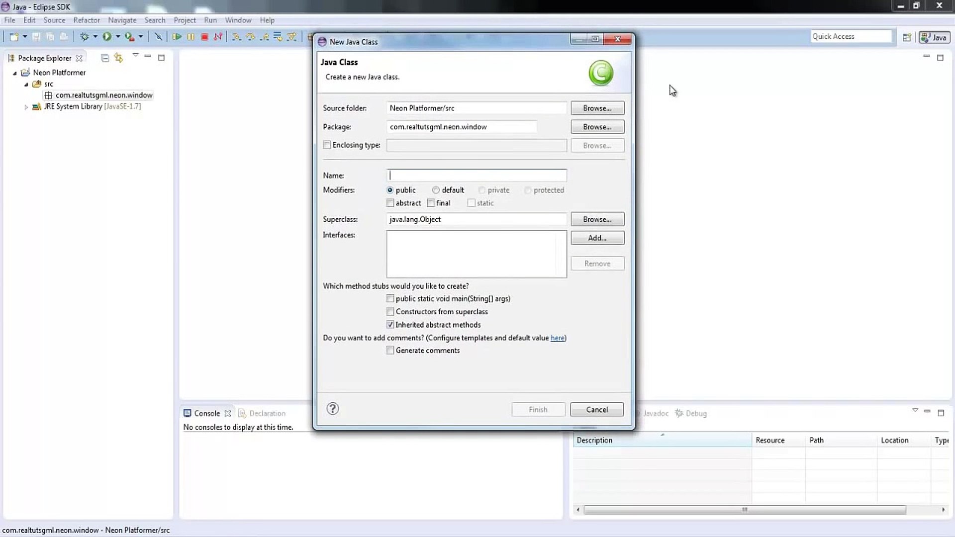 Java Game Programming #1 - Window