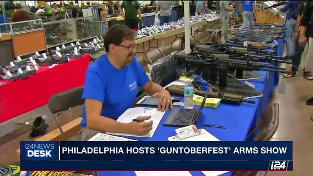 i24NEWS DESK | Philadelphia hosts 'Guntoberfest' arms show | Saturday, October 7th 2017