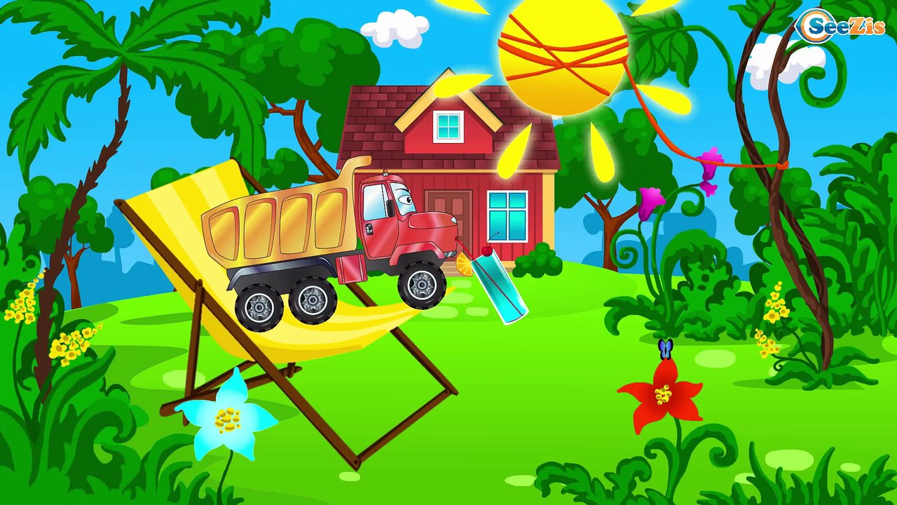 Dessin animé en français pour enfants Le Camion Curieux - apprendre les couleurs avec Le Camion