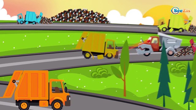 Мусоровоз Уборкин Мультики про машинки Планета Мусоровозов и Зомби Машина Серия 5