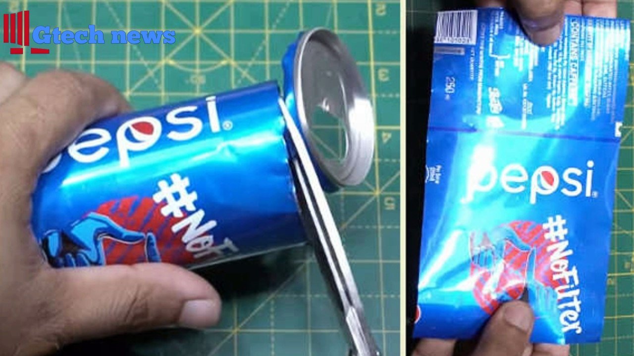 खाली कोल्ड ड्रिंक केन से बनाए आकर्षक मोबाइल कवर सिर्फ 5 मिनट में