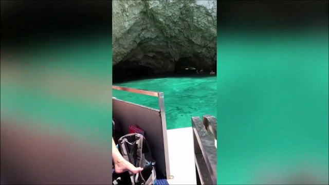 Visitez les grottes bleues à Zakynthos... A couper le souffle