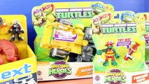 Teenage Mutant Ninja Turtles TMNT Motorized Imaginext Villain Robot Fireman Raph Mutant Loader Mikey