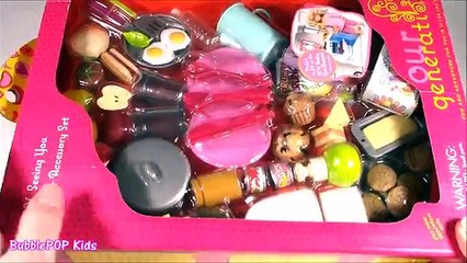 Yummy FOOD! OUR Generation RV Camper Accessories! Doll Snacks, Fruits, Sweets & More! FUN