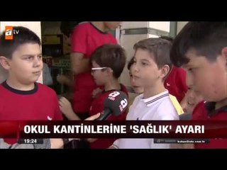 Okul kantininde hamburger yasağı - atv Ana Haber