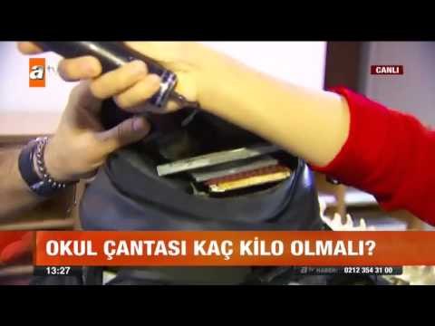 Okul çantası çocuğu sakatlayabilir! - atv Gün Ortası Bülteni