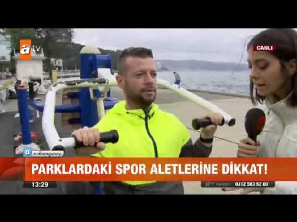 Parklardaki spor aletlerine dikkat! - atv Gün Ortası Bülteni