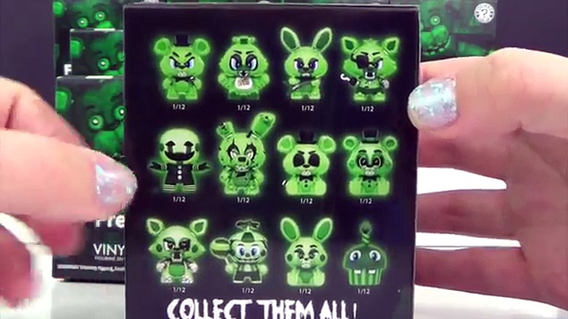 fnaf glow in the dark mystery minis