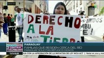 Familias de barrios de Asunción exigen acceso a viviendas dignas