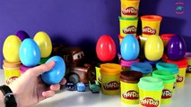 Play-Doh - Ovos Surpresas Carros Disney Pixar Relâmpago McQueen Mate Sally Guido Luigi Cars Mack