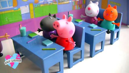Świnka Peppa w szkole - Lekcja szkolna - Peppa Pig in the school - Classroom