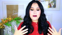 Bronze Eyes & Vampy Lips | Fall Makeup Tutorial By Nelly Toledo
